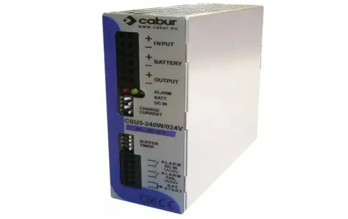 Cabur DIN rail 240W DC-UPS CSU series