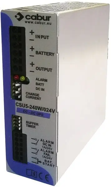 Cabur DIN rail 240W DC-UPS CSU series