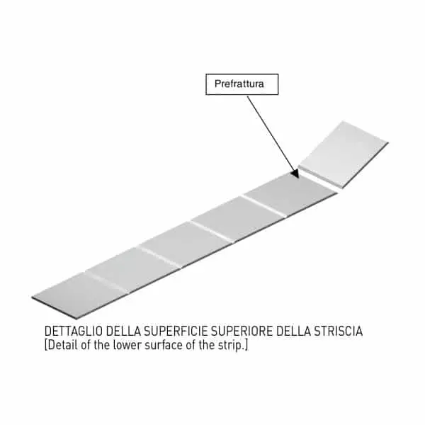 Cabur ST105W CABURJET CONUMABLES STRIPS FOR RAILS AD ADHESIVE STRIPS