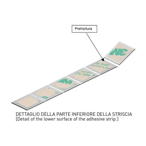 Cabur ST105W CABURJET CONUMABLES STRIPS FOR RAILS AD ADHESIVE STRIPS