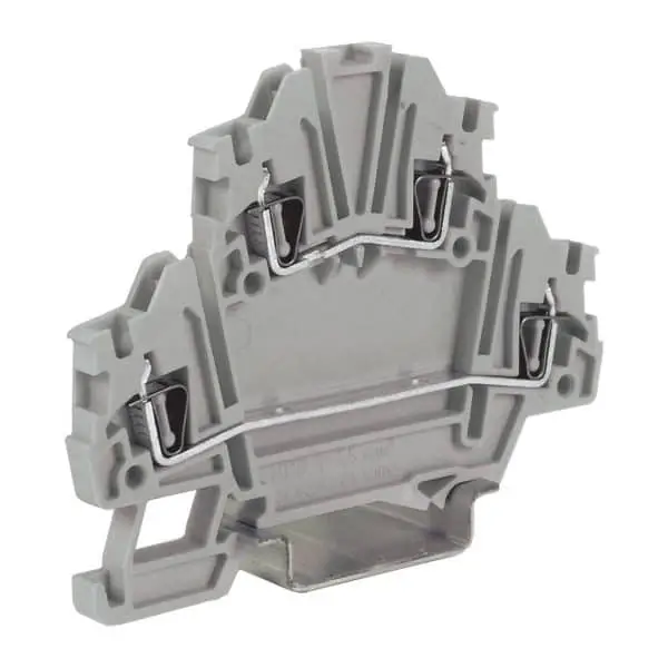 Cabur HD200GR SPRING CLAMP TERMINAL BLOCKS HMD SERIES 2 LEVEL FEED-THROUGH