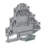 Cabur HL200GR SPRING CLAMP TERMINAL BLOCKS HL SERIES 3 LEVELS FEED-THROUGH