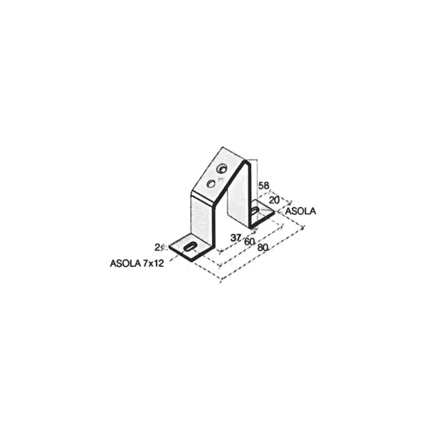 Cabur Z121316 ACCESSORIES FOR MOUNTING RAILS ACI SERIES