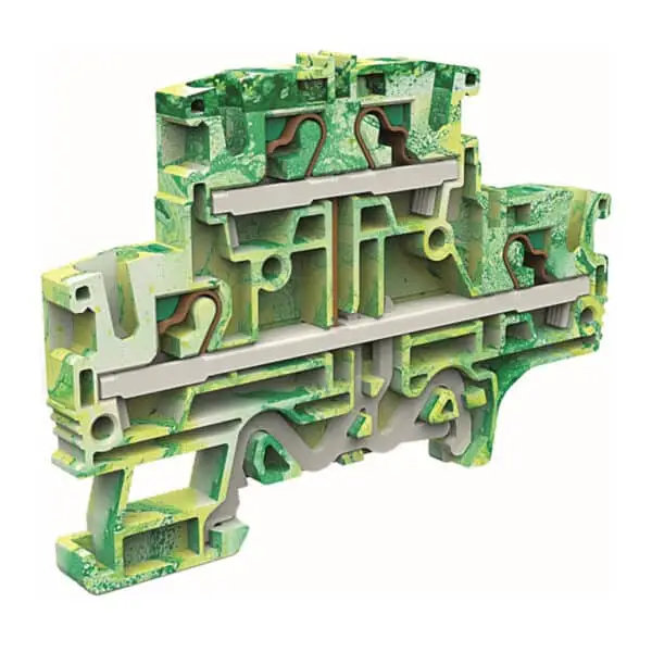 Cabur EFDE400 PUSH-IN TECHNOLOGY TERMINAL BLOCKS EFD SERIES 2 LEVELS EARTH CONNECTION