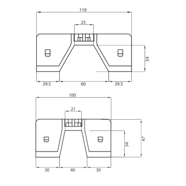 CABUR ISFIX00 ANCHOR BRACKETS FOR PHOTOVOLTAIC MODULES SOLAR FIX SERIES